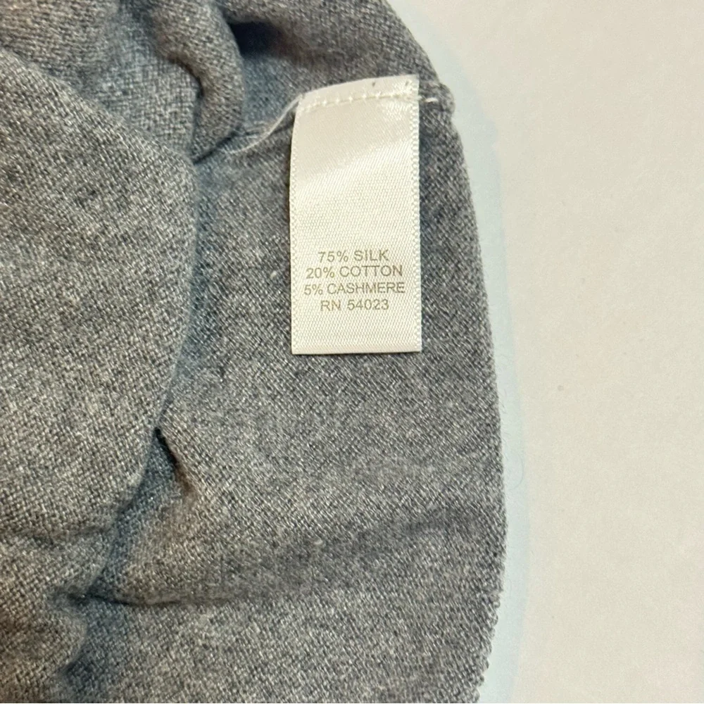 Banana Republic Luxury Blend Silk Cashmere V-Neck Sweater Office Casual XL